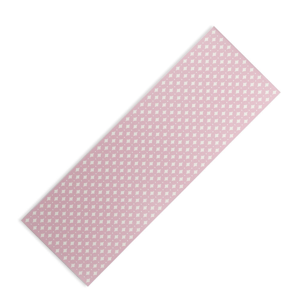 Colour Poems Vintage Jewels Blush Pink Yoga Mat
