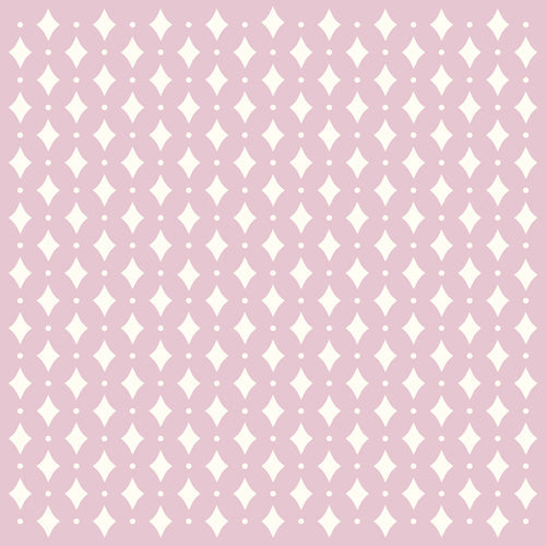 Colour Poems Vintage Jewels Blush Pink Shower Curtain