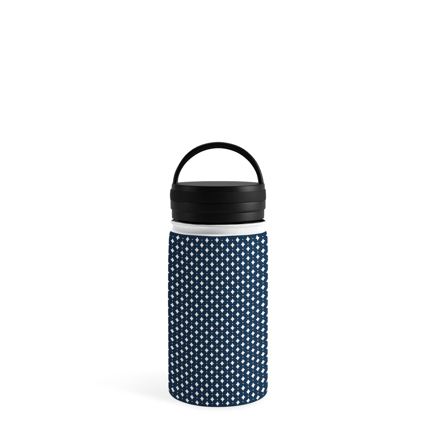 Colour Poems Vintage Jewels Navy Blue Water Bottle