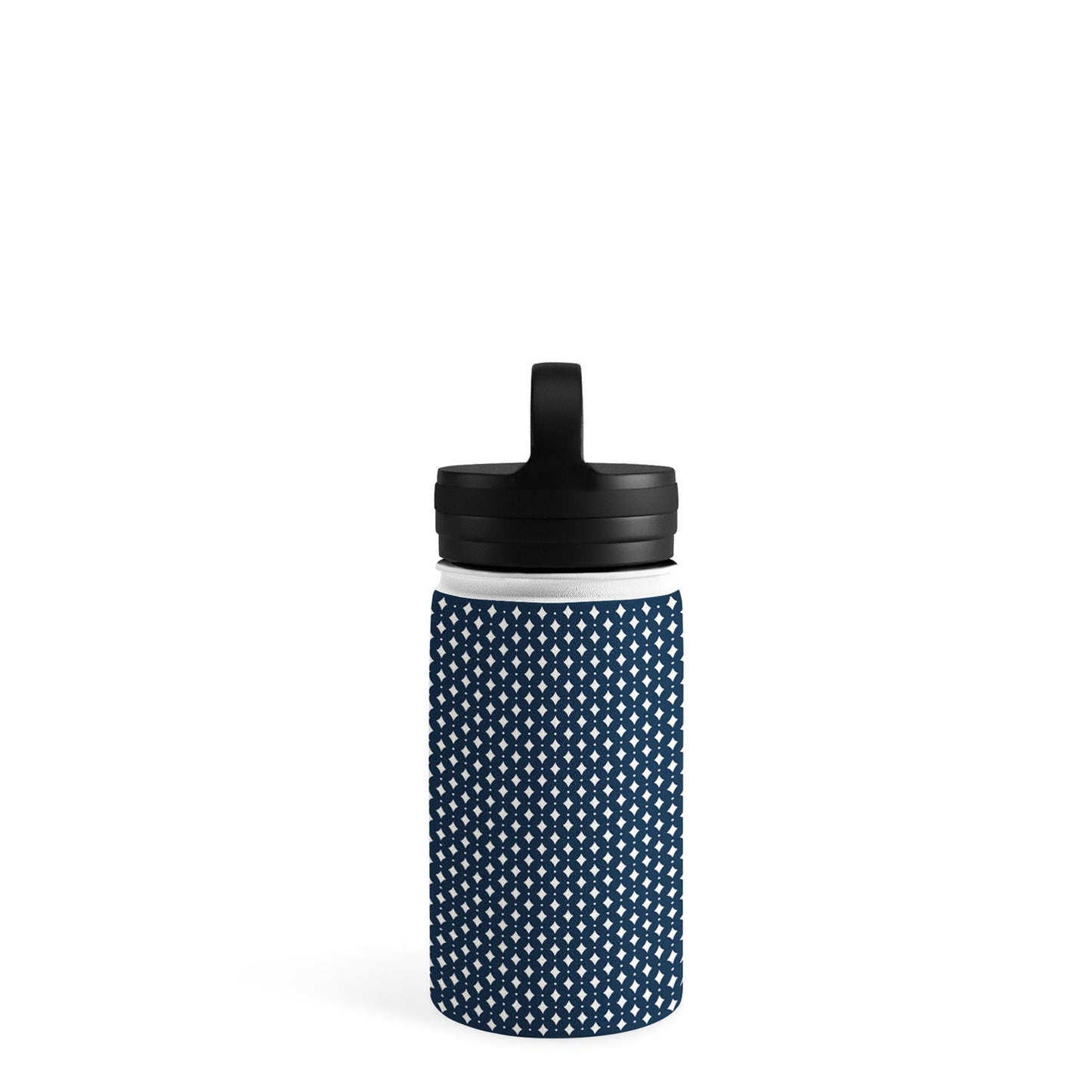 Colour Poems Vintage Jewels Navy Blue Water Bottle