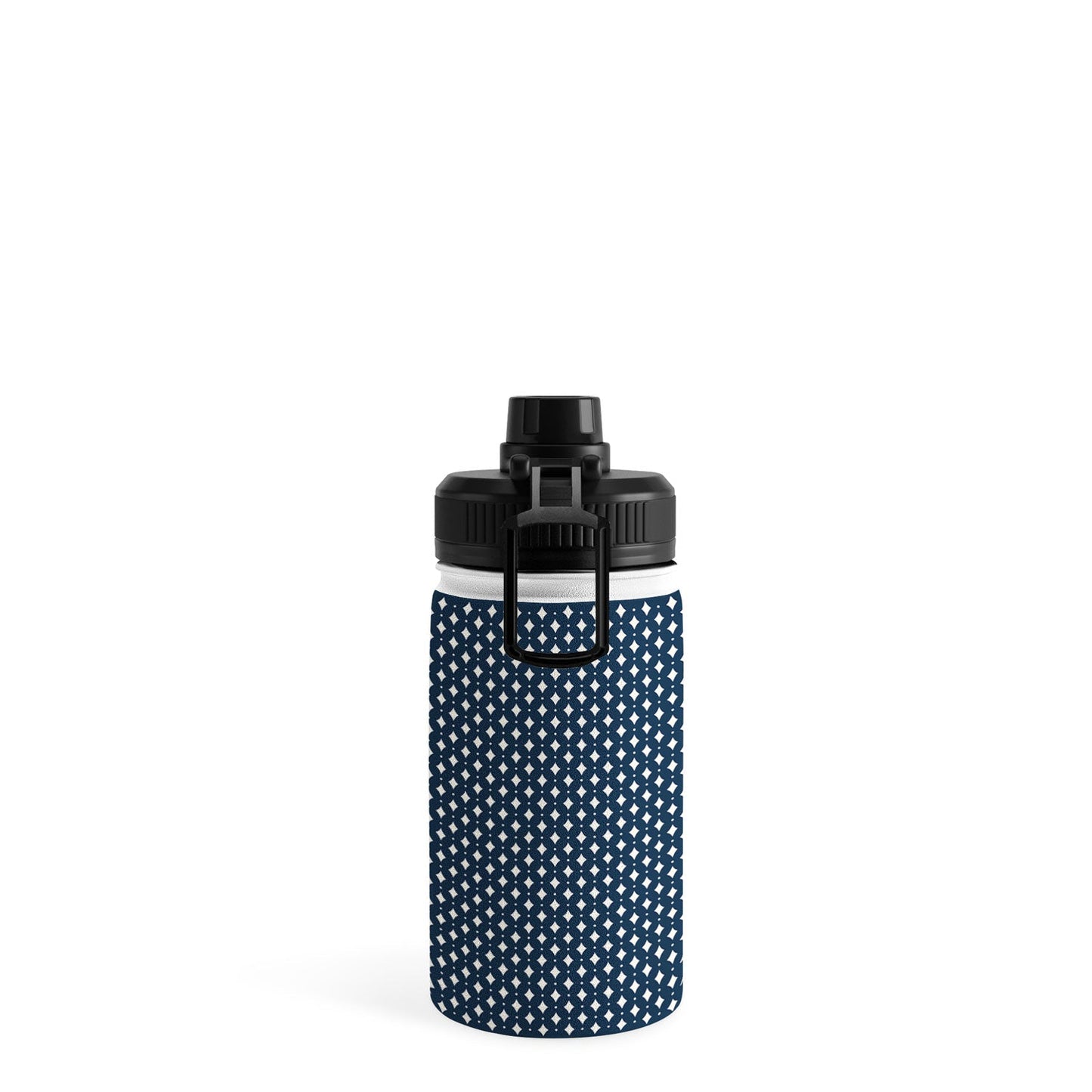 Colour Poems Vintage Jewels Navy Blue Water Bottle