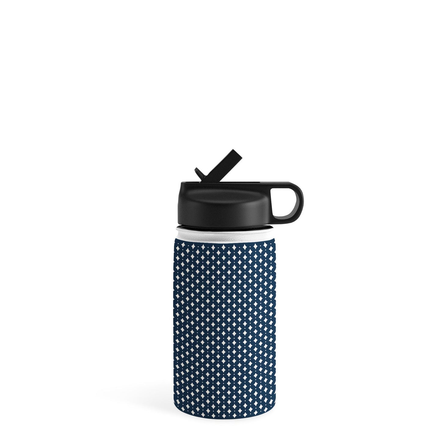 Colour Poems Vintage Jewels Navy Blue Water Bottle