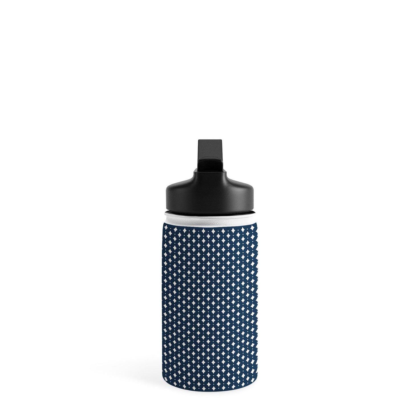 Colour Poems Vintage Jewels Navy Blue Water Bottle