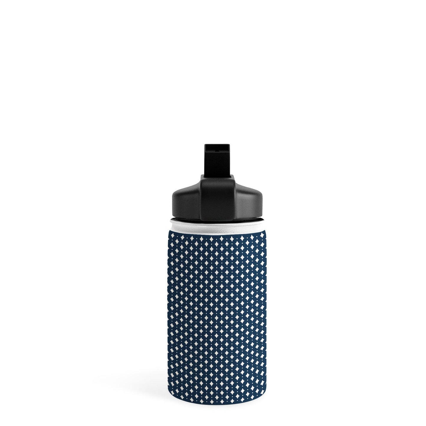 Colour Poems Vintage Jewels Navy Blue Water Bottle