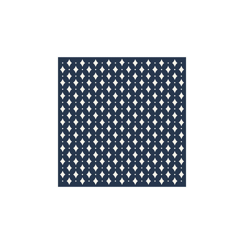 Colour Poems Vintage Jewels Navy Blue Art Print