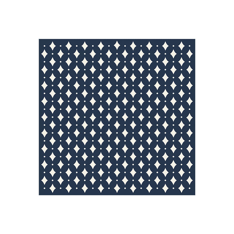 Colour Poems Vintage Jewels Navy Blue Art Print