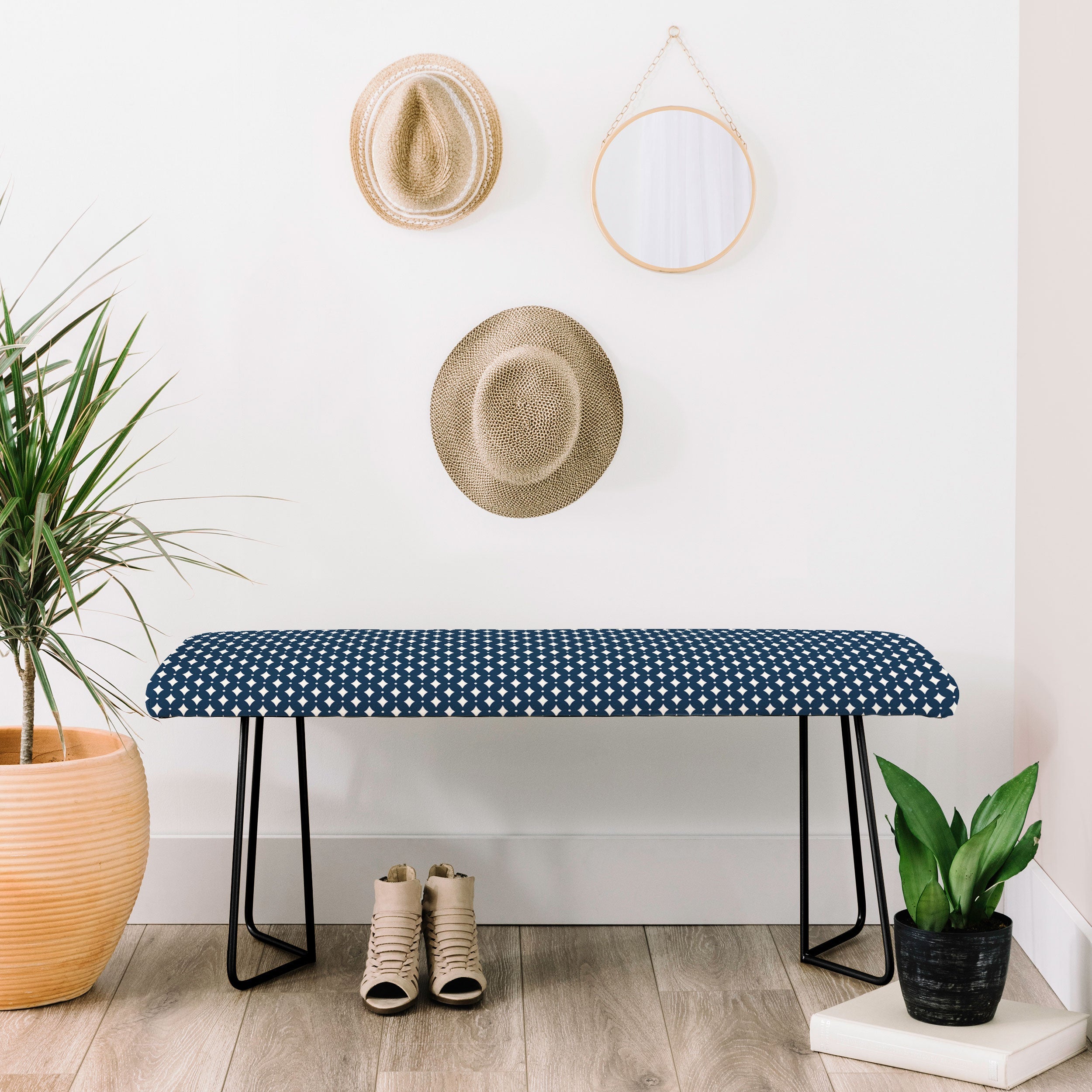 Colour Poems Vintage Jewels Navy Blue Bench