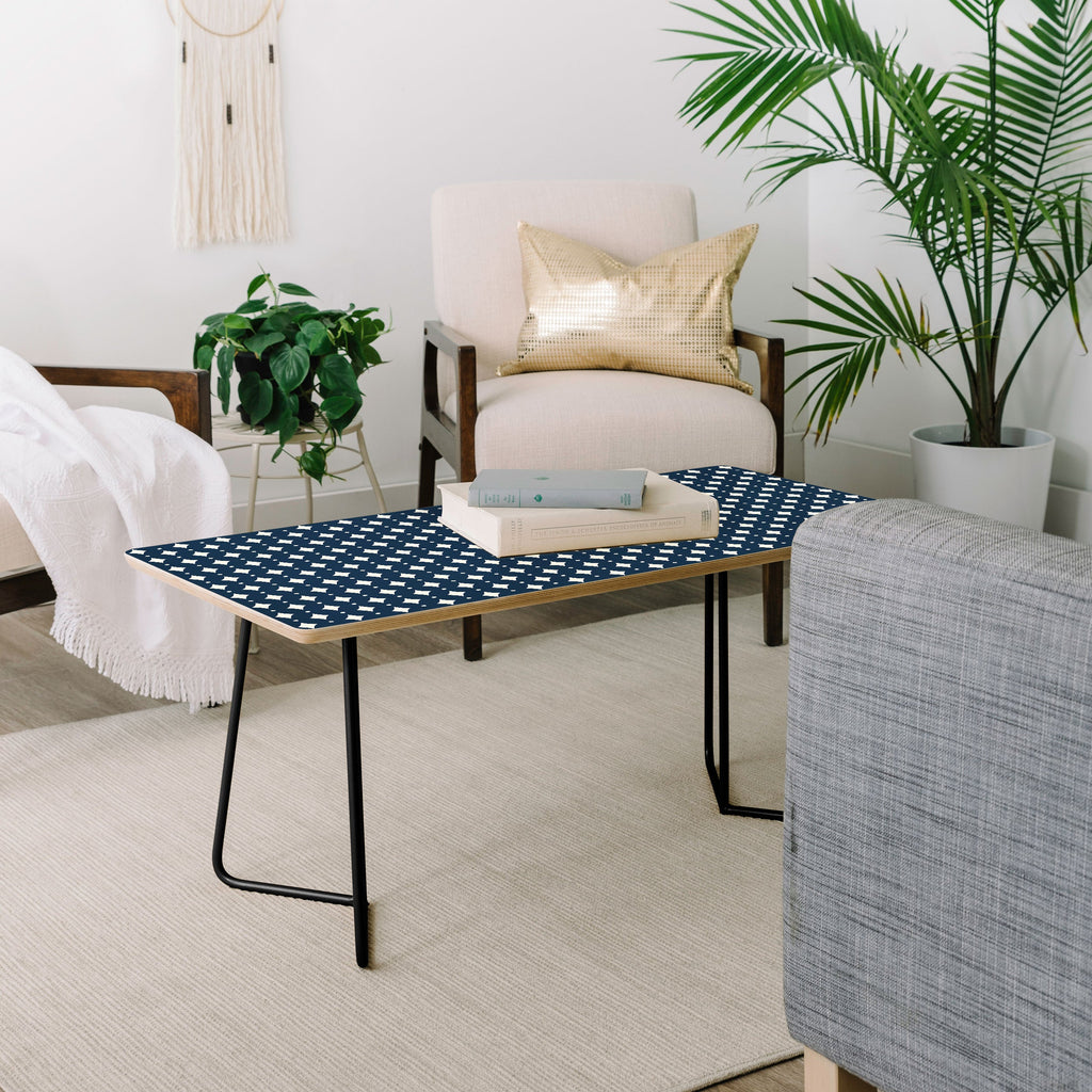 Colour Poems Vintage Jewels Navy Blue Coffee Table