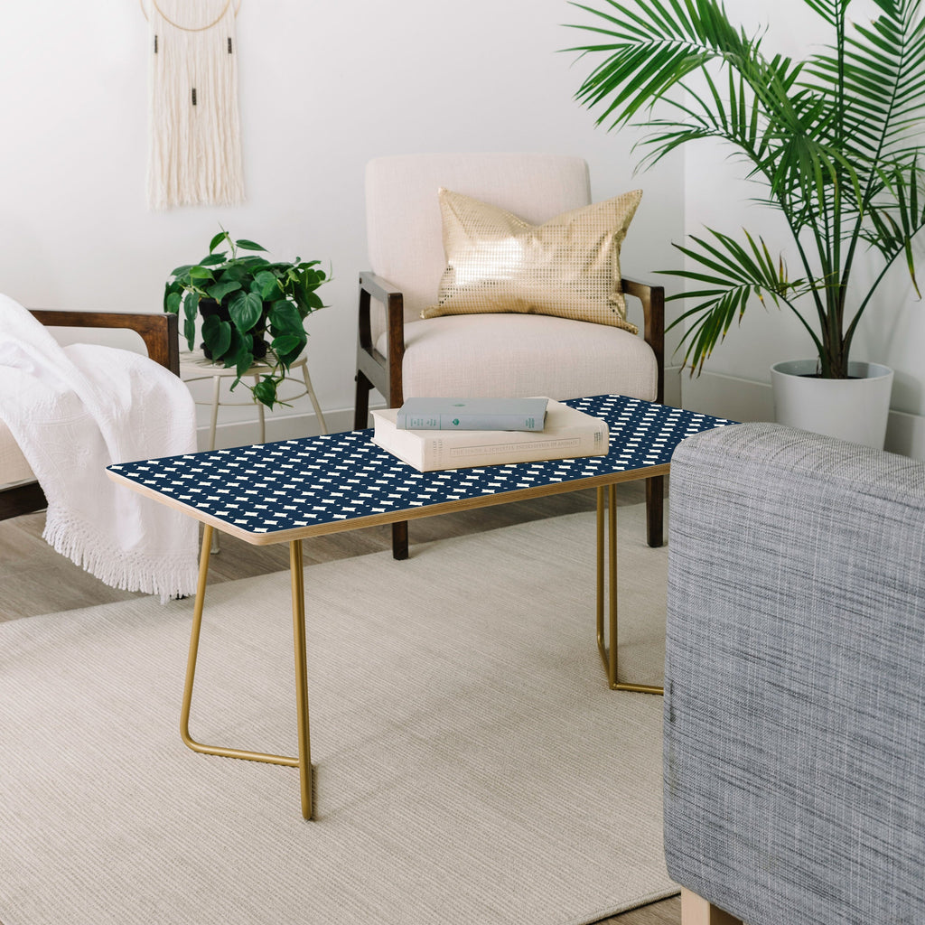 Colour Poems Vintage Jewels Navy Blue Coffee Table