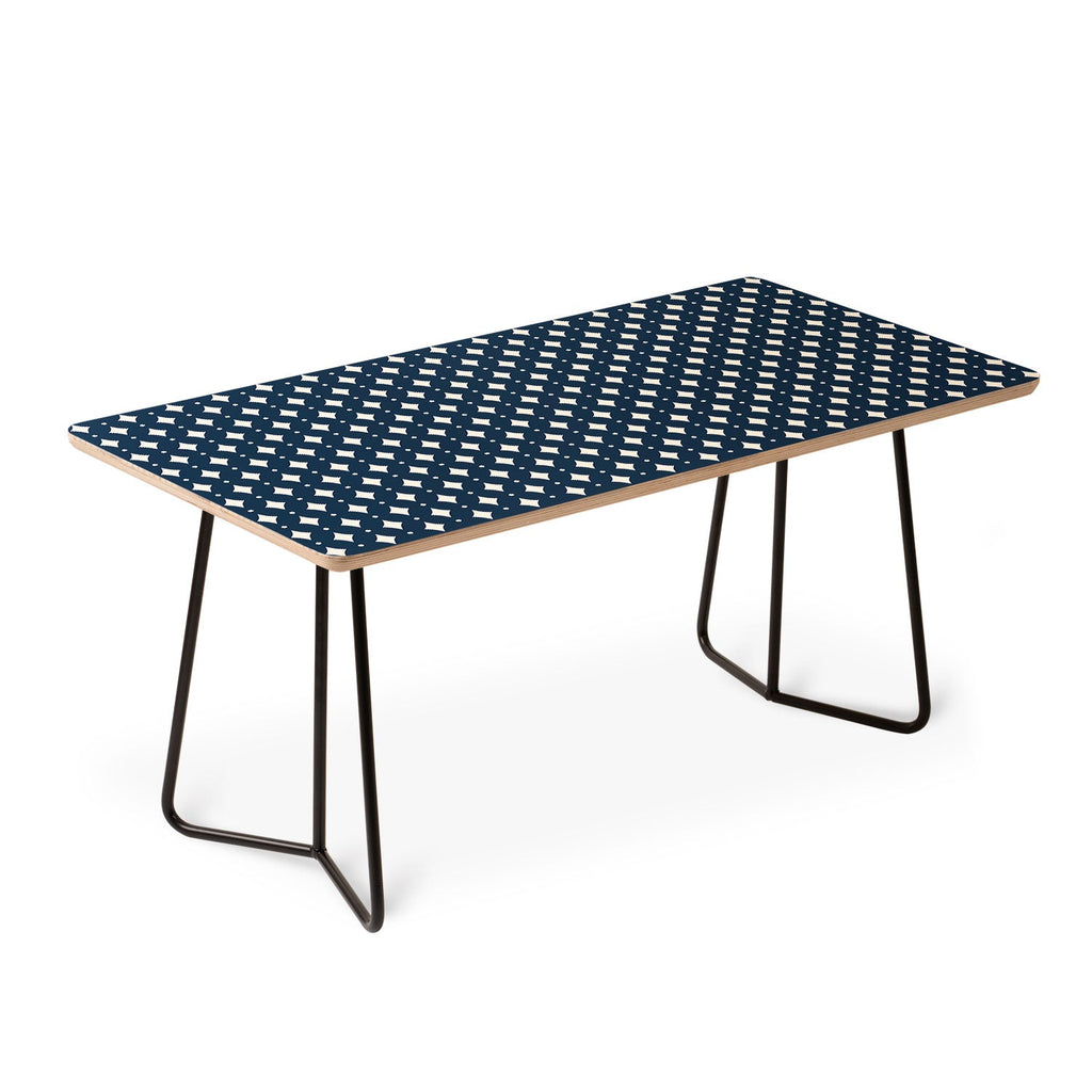 Colour Poems Vintage Jewels Navy Blue Coffee Table