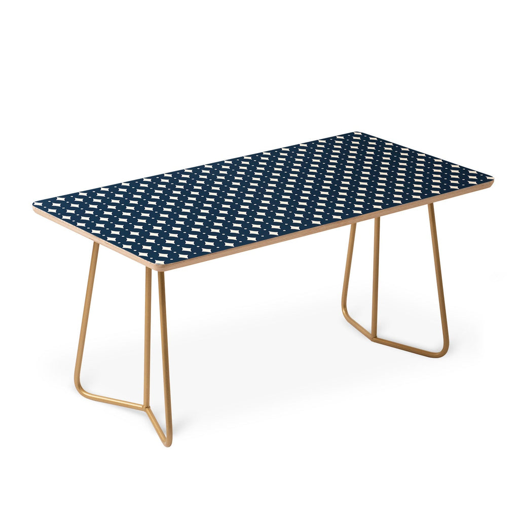 Colour Poems Vintage Jewels Navy Blue Coffee Table