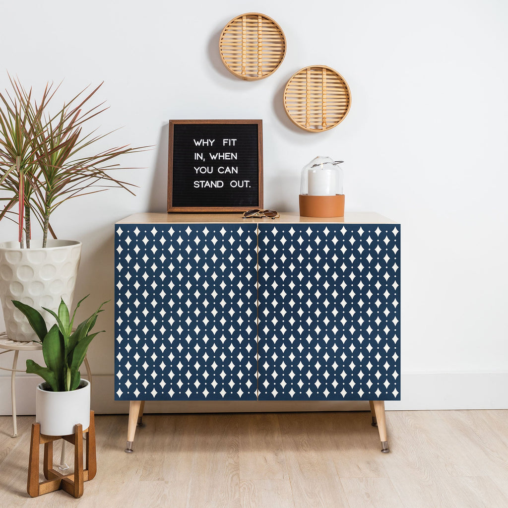 Colour Poems Vintage Jewels Navy Blue Credenza