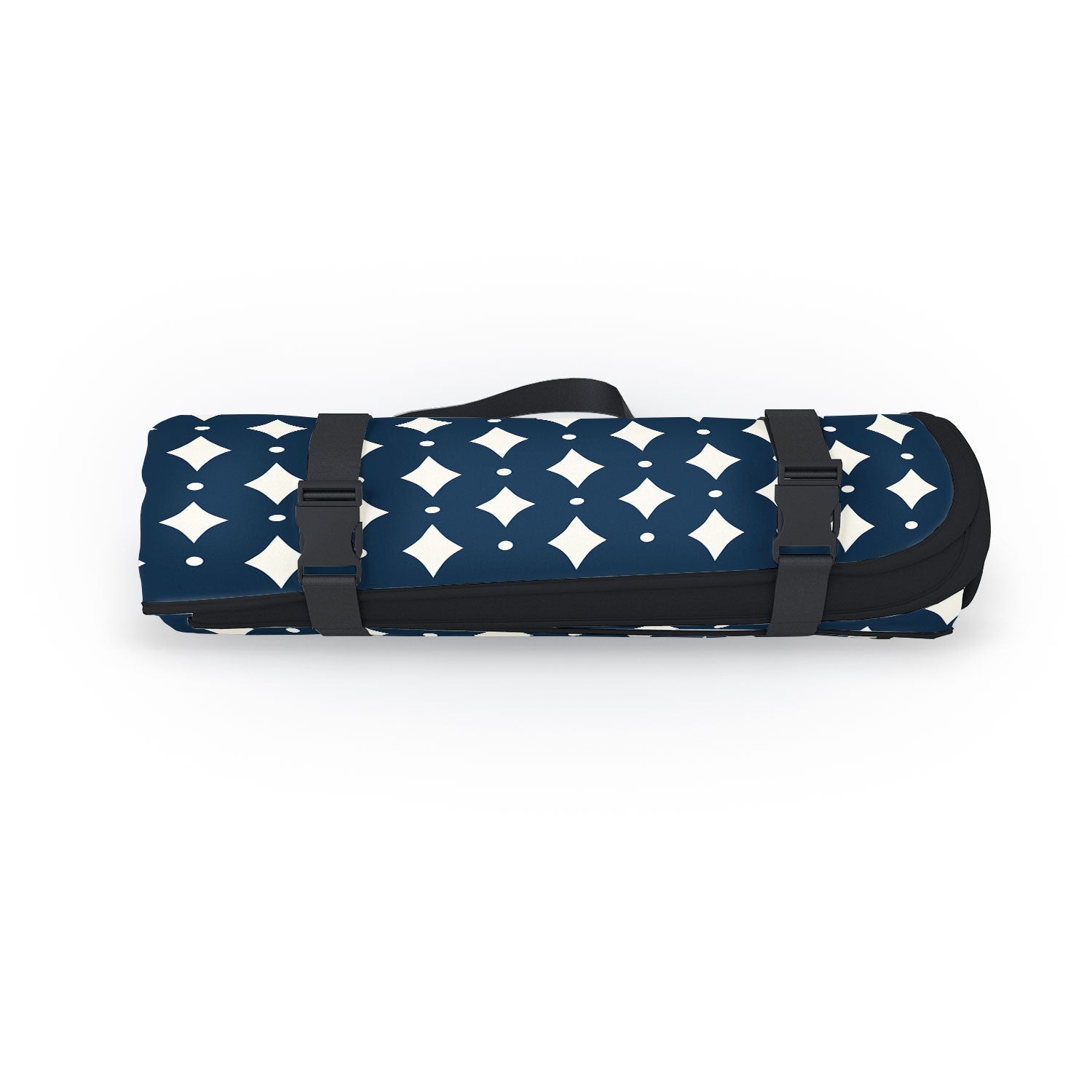 Colour Poems Vintage Jewels Navy Blue Picnic Blanket