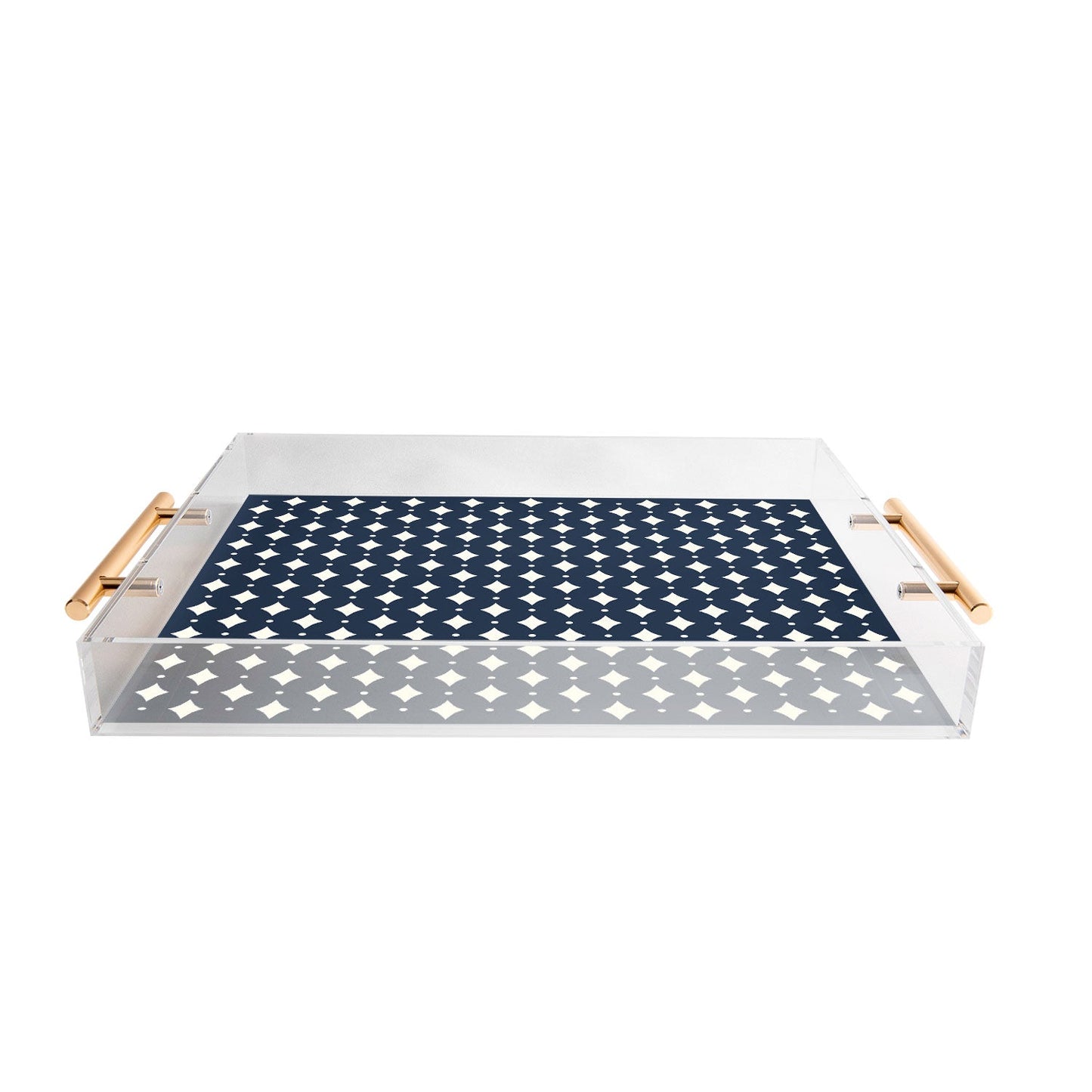 Colour Poems Vintage Jewels Navy Blue Acrylic Tray