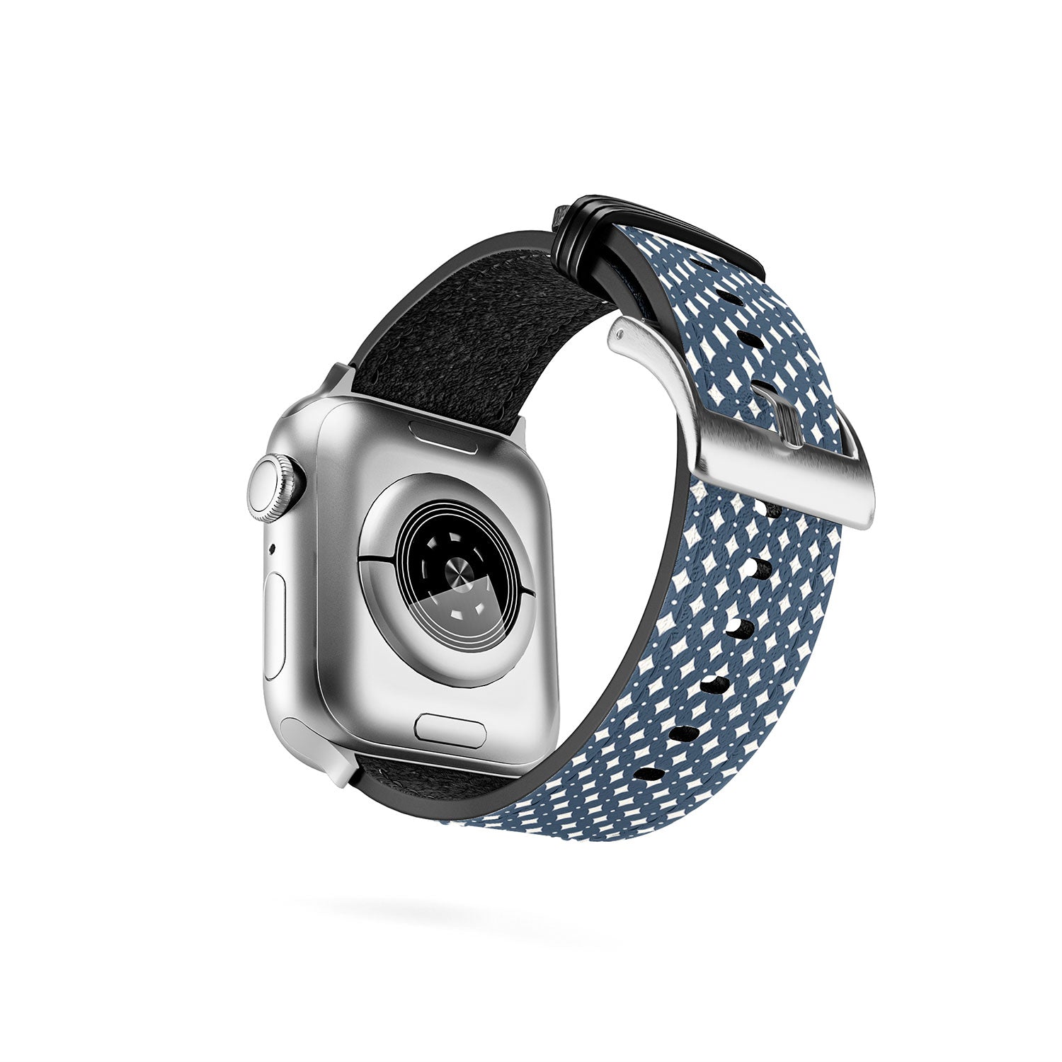 Colour Poems Vintage Jewels Navy Blue Apple Watch Band