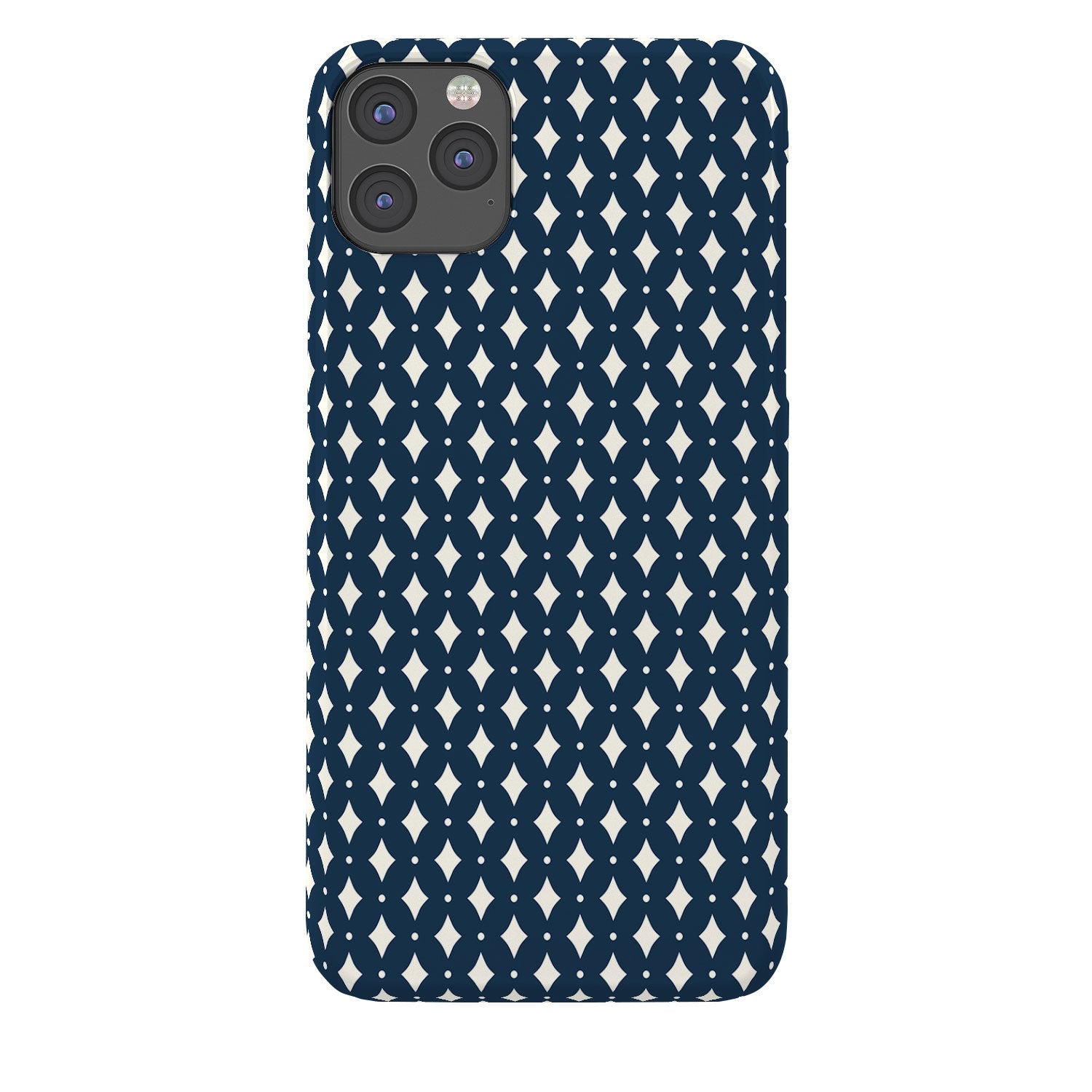 Colour Poems Vintage Jewels Navy Blue Phone Case