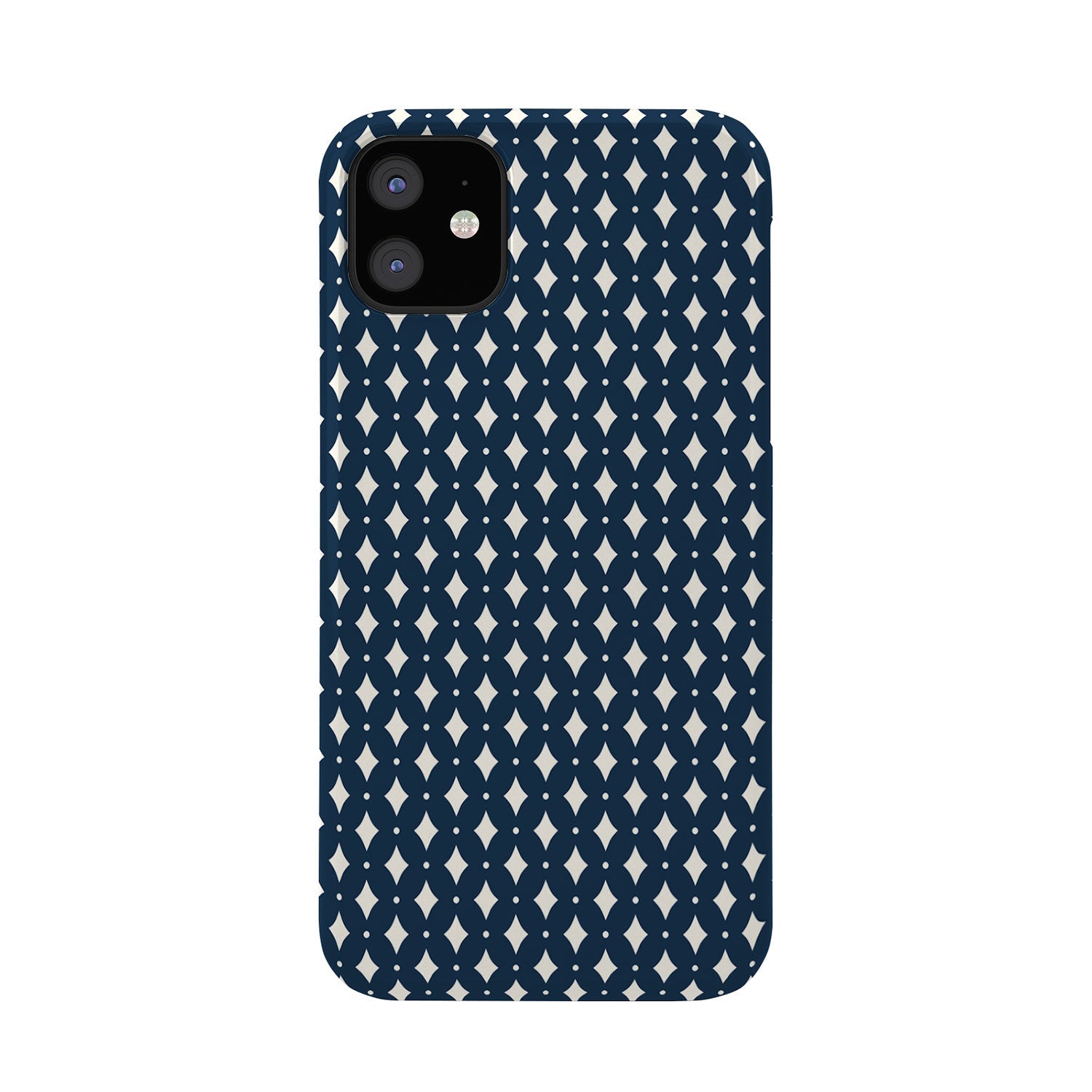 Colour Poems Vintage Jewels Navy Blue Phone Case