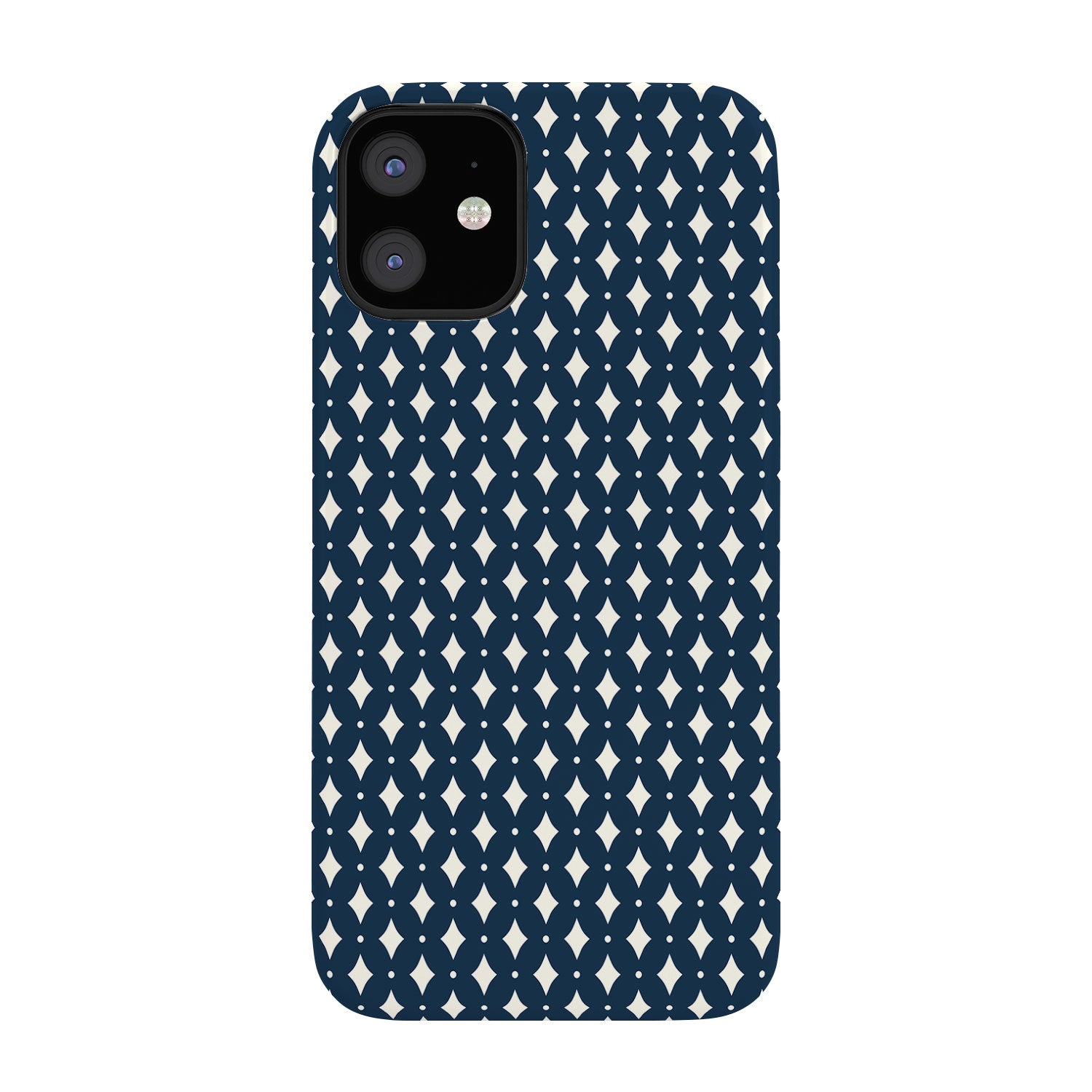Colour Poems Vintage Jewels Navy Blue Phone Case