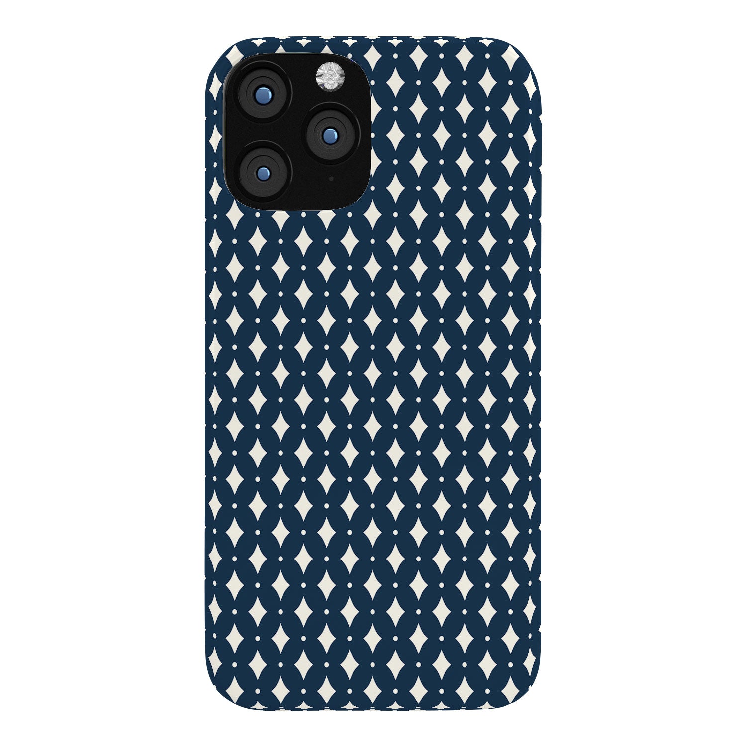 Colour Poems Vintage Jewels Navy Blue Phone Case