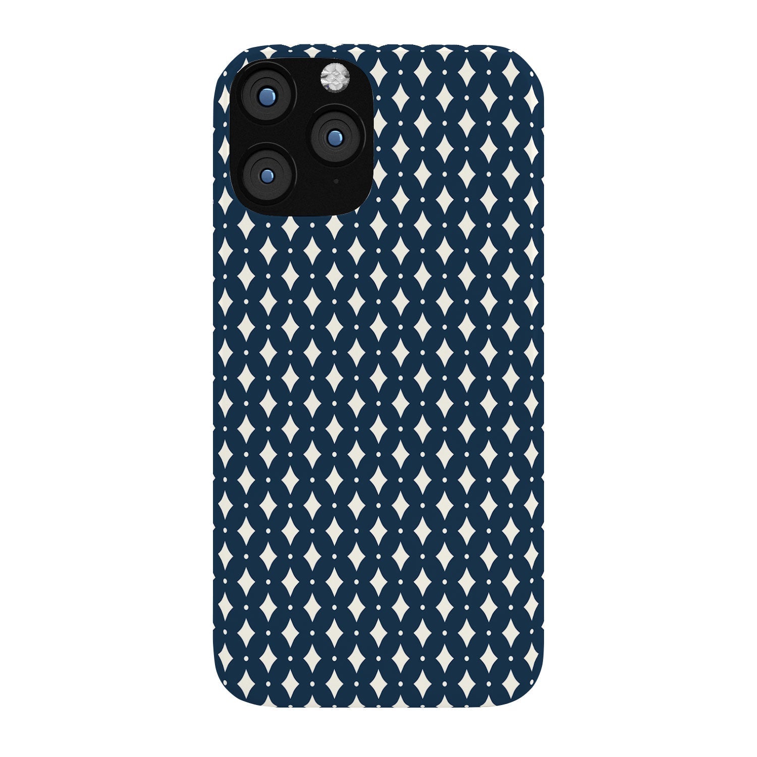 Colour Poems Vintage Jewels Navy Blue Phone Case
