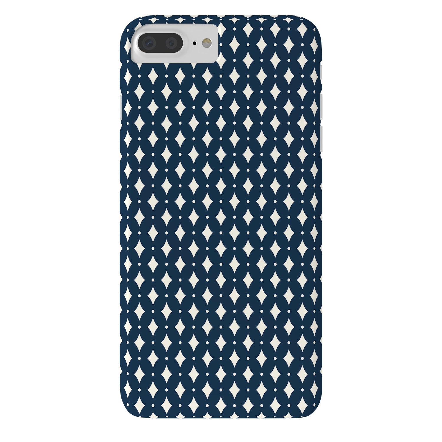 Colour Poems Vintage Jewels Navy Blue Phone Case