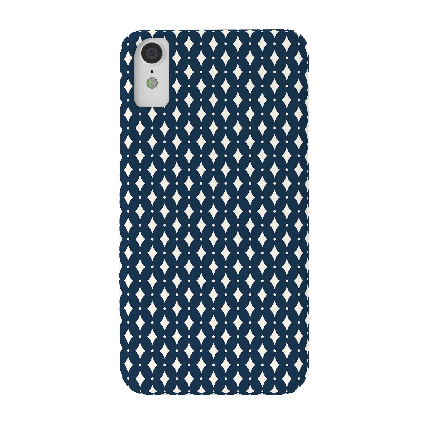 Colour Poems Vintage Jewels Navy Blue Phone Case