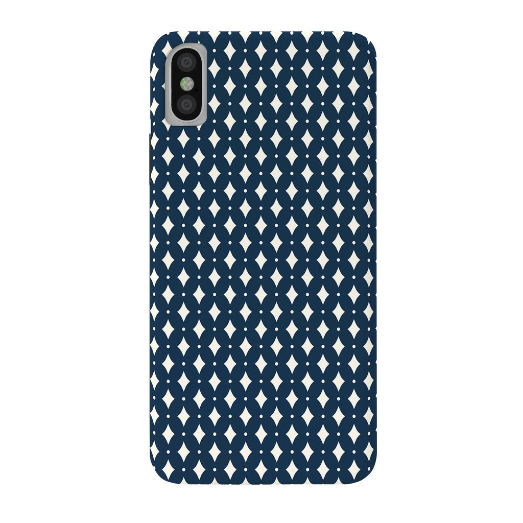 Colour Poems Vintage Jewels Navy Blue Phone Case