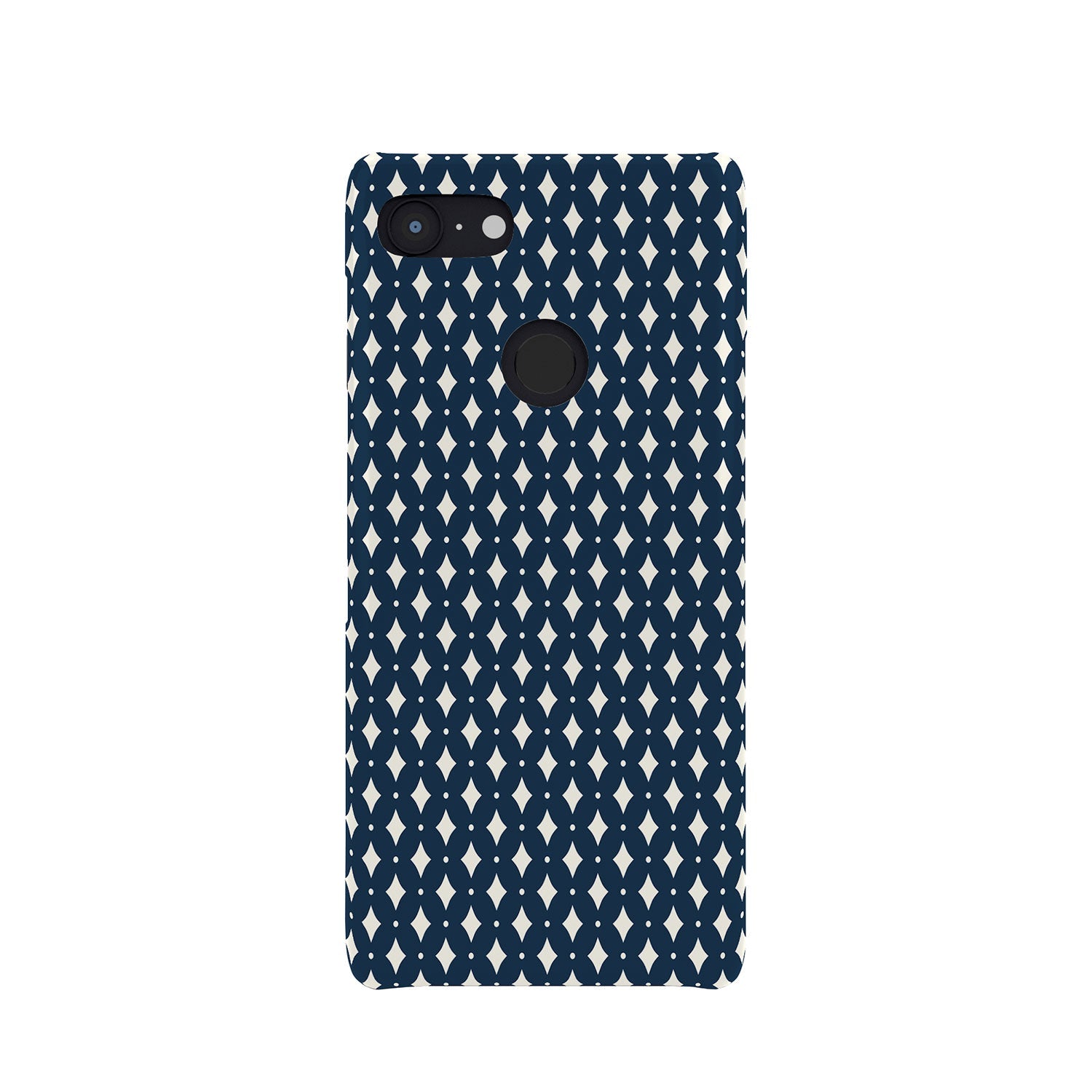Colour Poems Vintage Jewels Navy Blue Phone Case