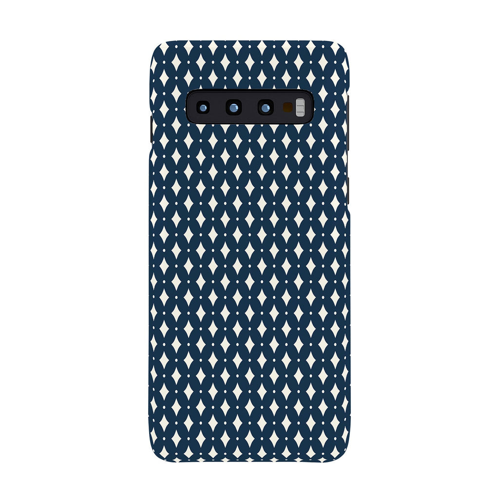 Colour Poems Vintage Jewels Navy Blue Phone Case