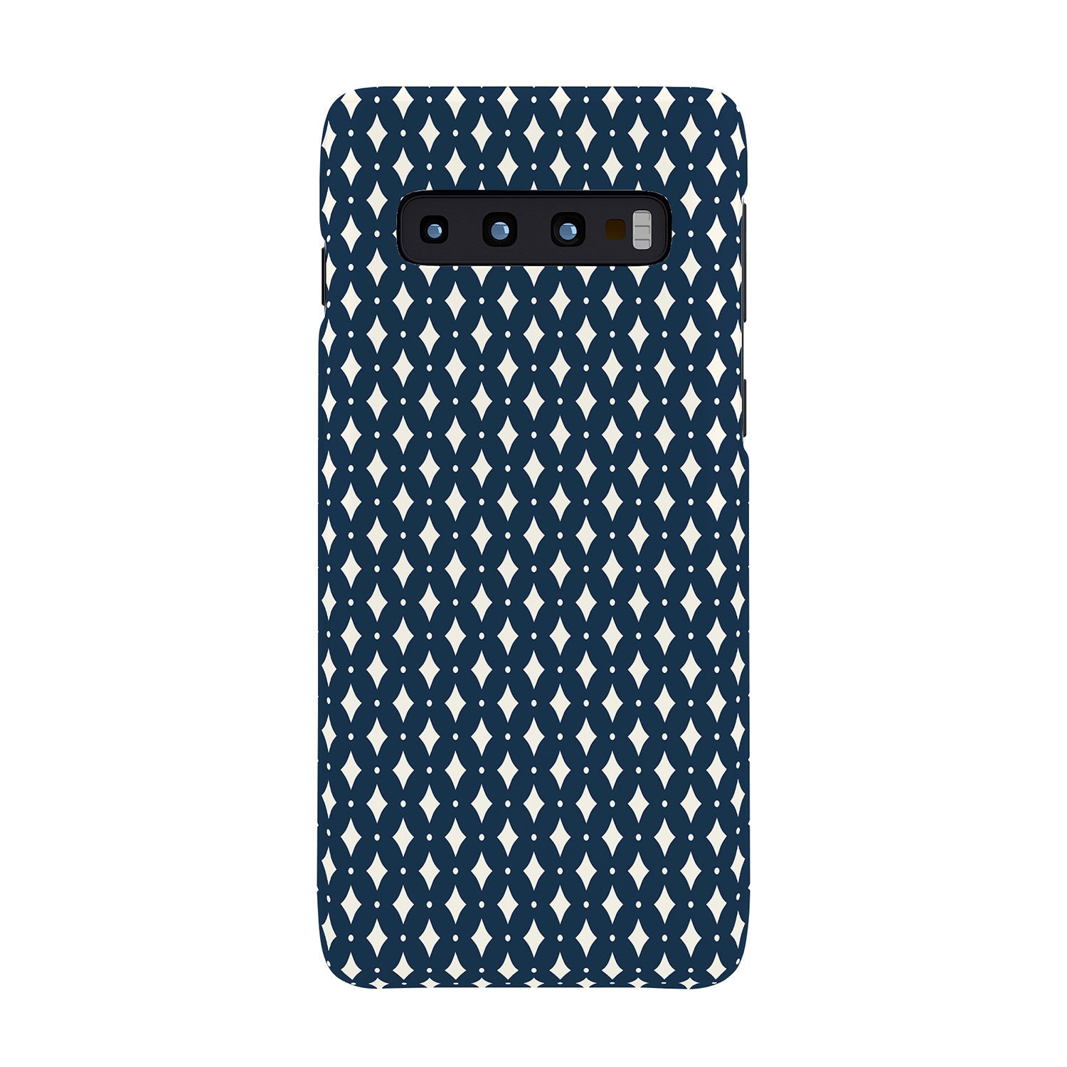 Colour Poems Vintage Jewels Navy Blue Phone Case