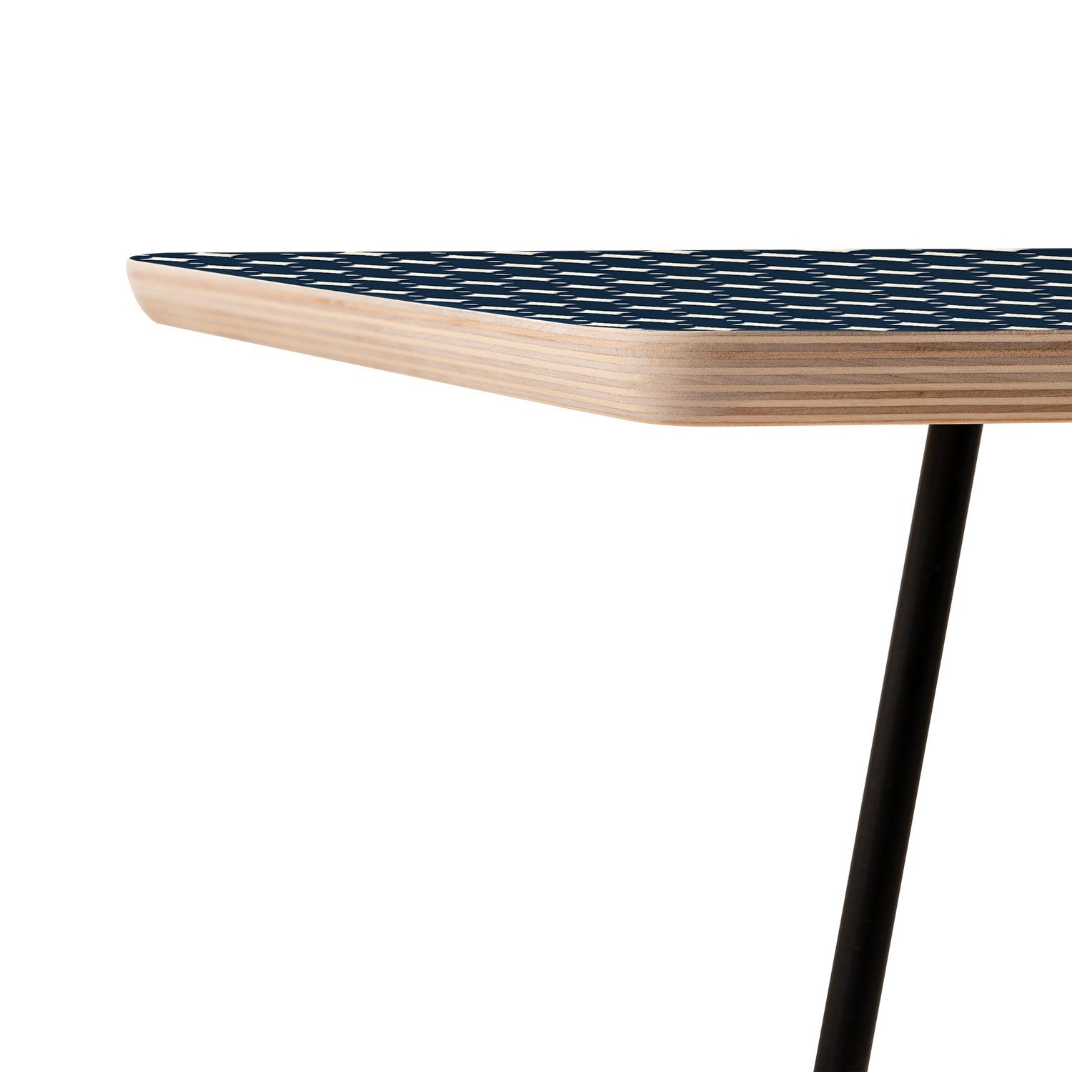 Colour Poems Vintage Jewels Navy Blue Side Table