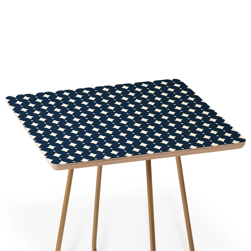 Colour Poems Vintage Jewels Navy Blue Side Table