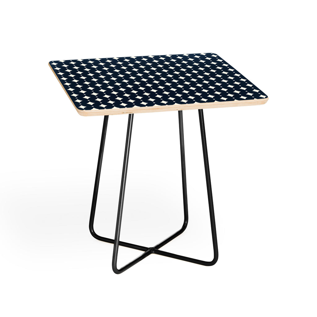 Colour Poems Vintage Jewels Navy Blue Side Table