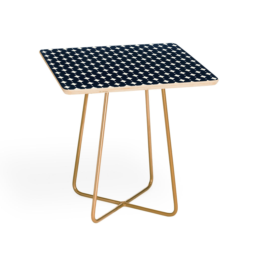Colour Poems Vintage Jewels Navy Blue Side Table