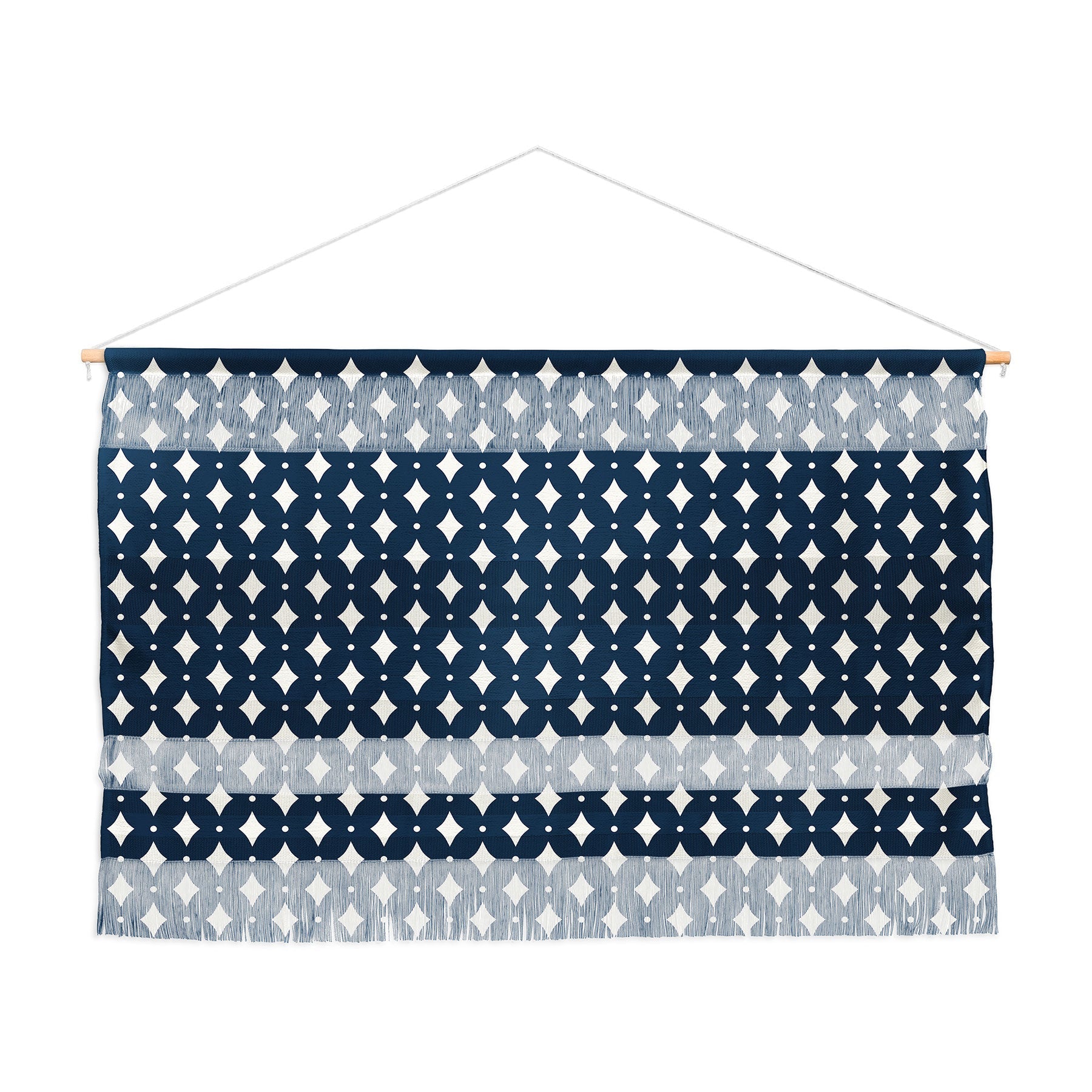 Colour Poems Vintage Jewels Navy Blue Wall Hanging Landscape