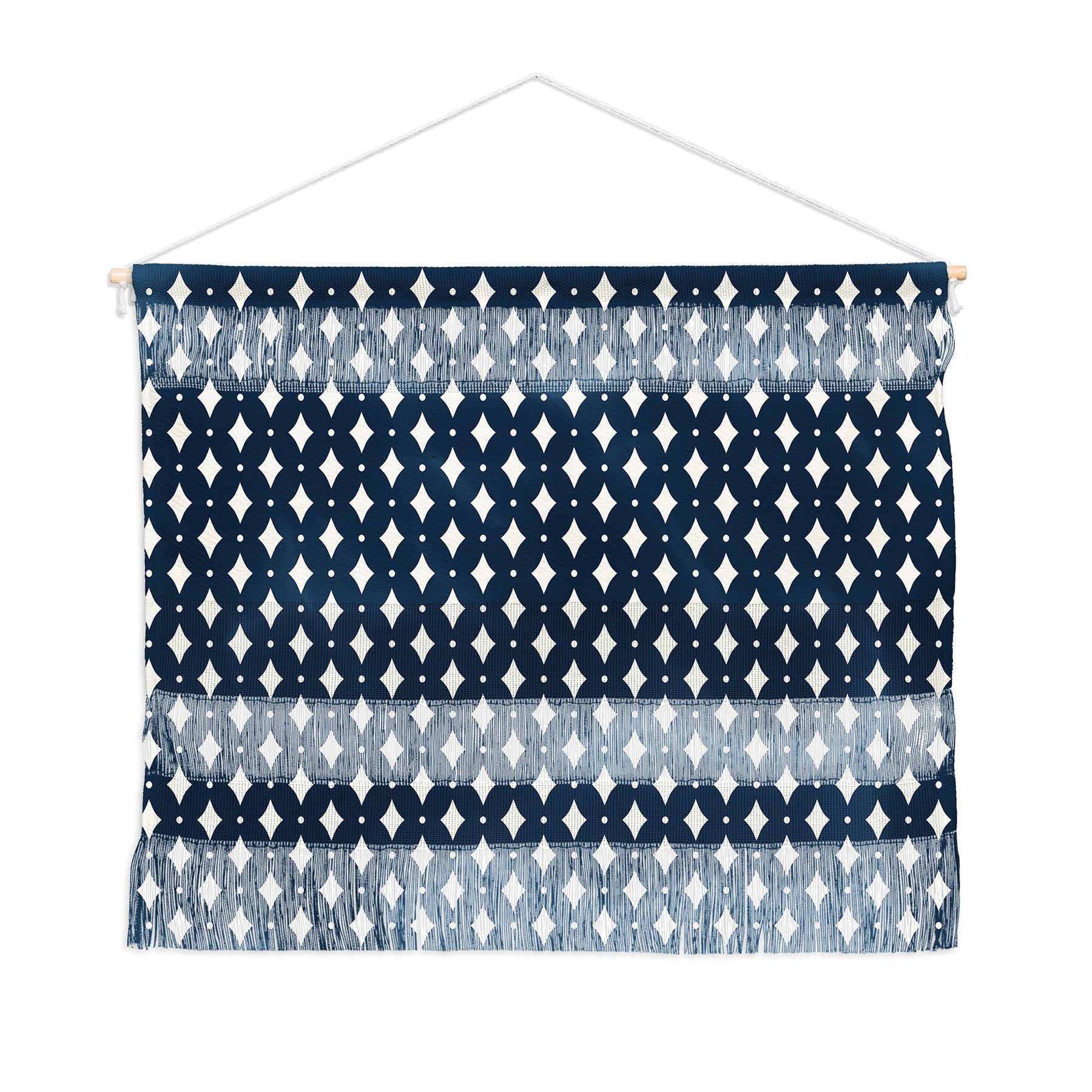 Colour Poems Vintage Jewels Navy Blue Wall Hanging Landscape