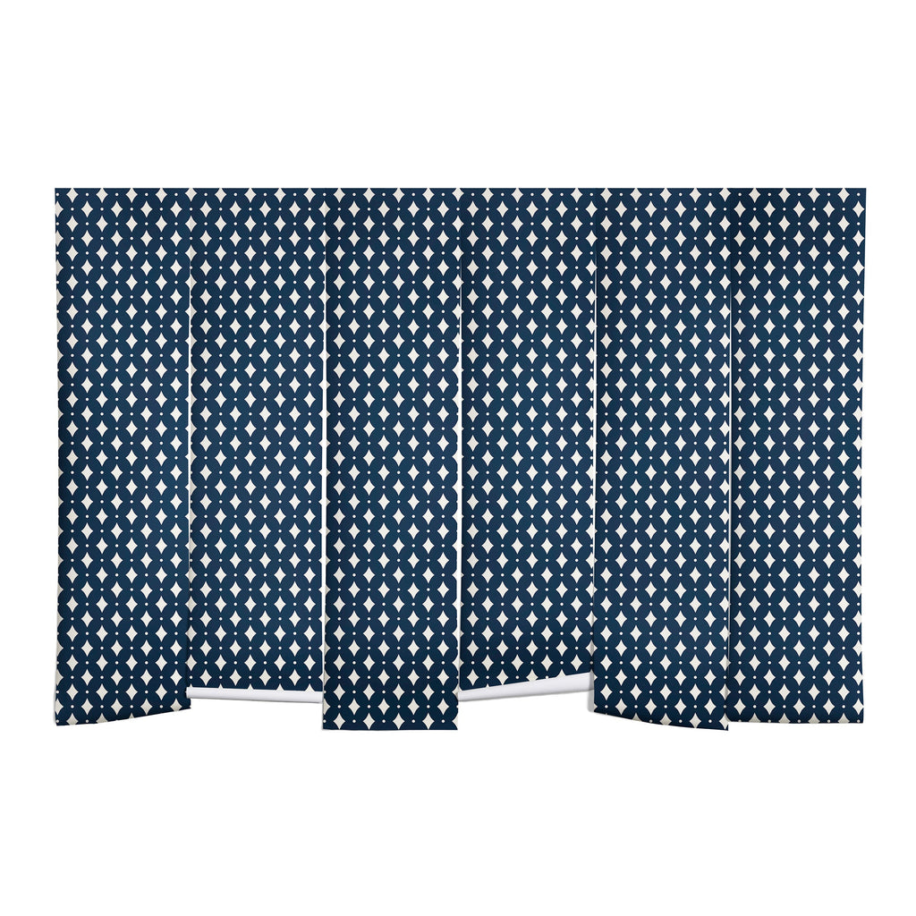Colour Poems Vintage Jewels Navy Blue Wall Mural