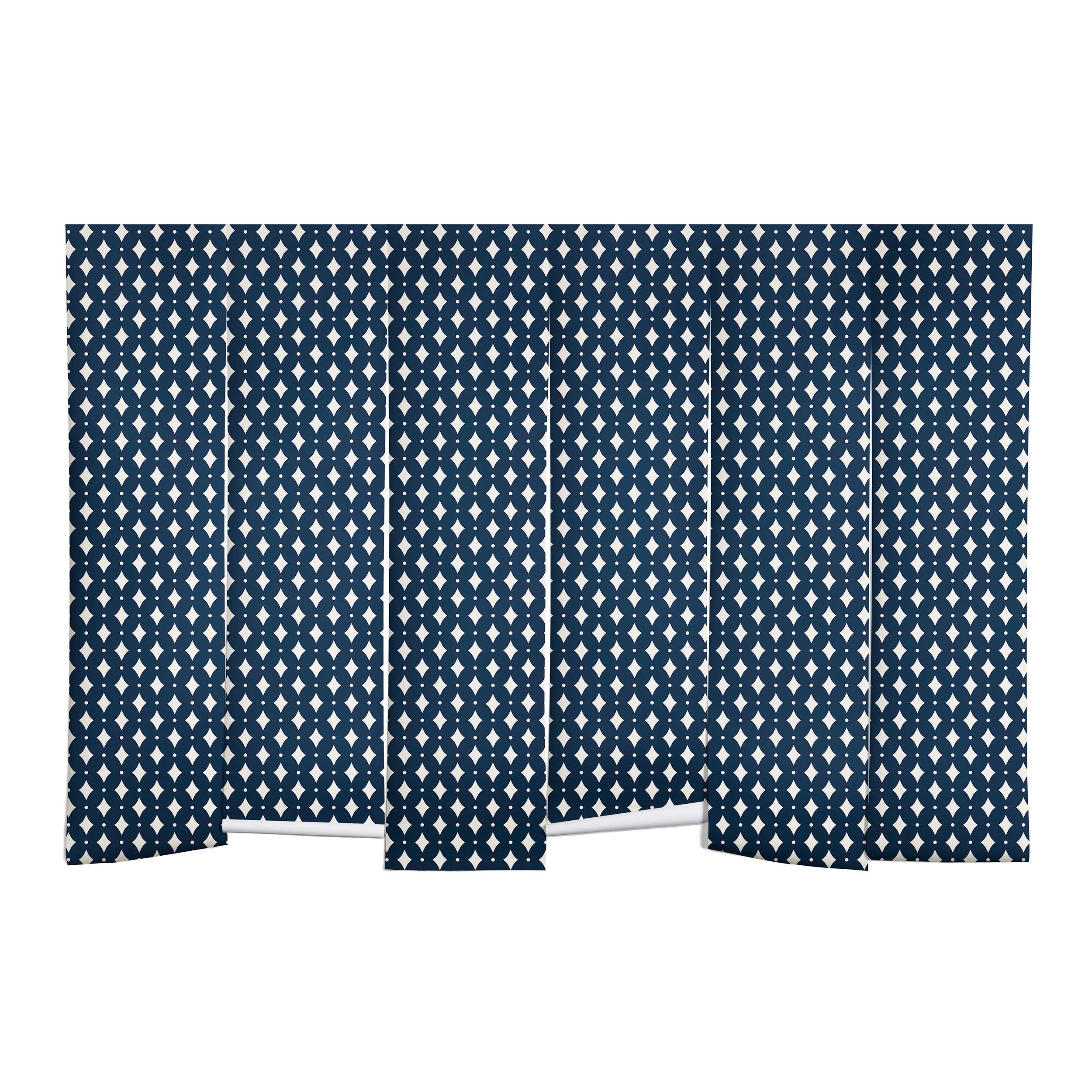 Colour Poems Vintage Jewels Navy Blue Wall Mural