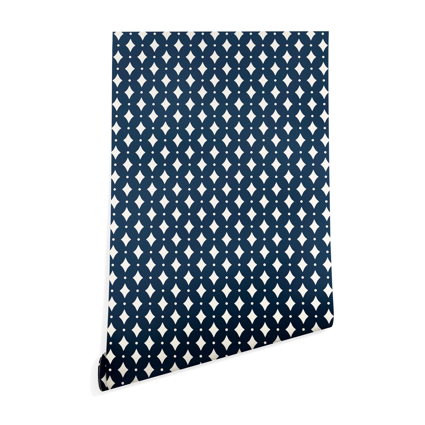 Colour Poems Vintage Jewels Navy Blue Wallpaper