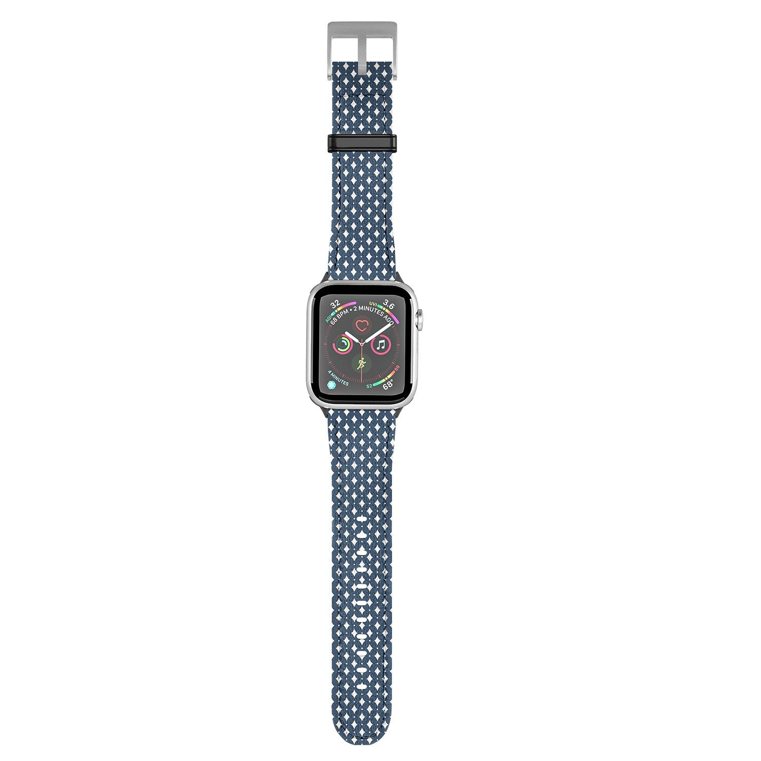 Colour Poems Vintage Jewels Navy Blue Apple Watch Band