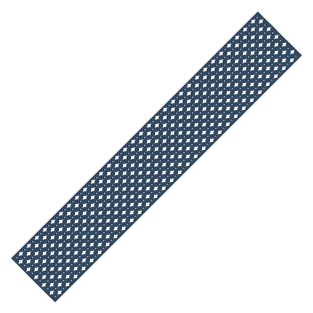 Colour Poems Vintage Jewels Navy Blue Table Runner
