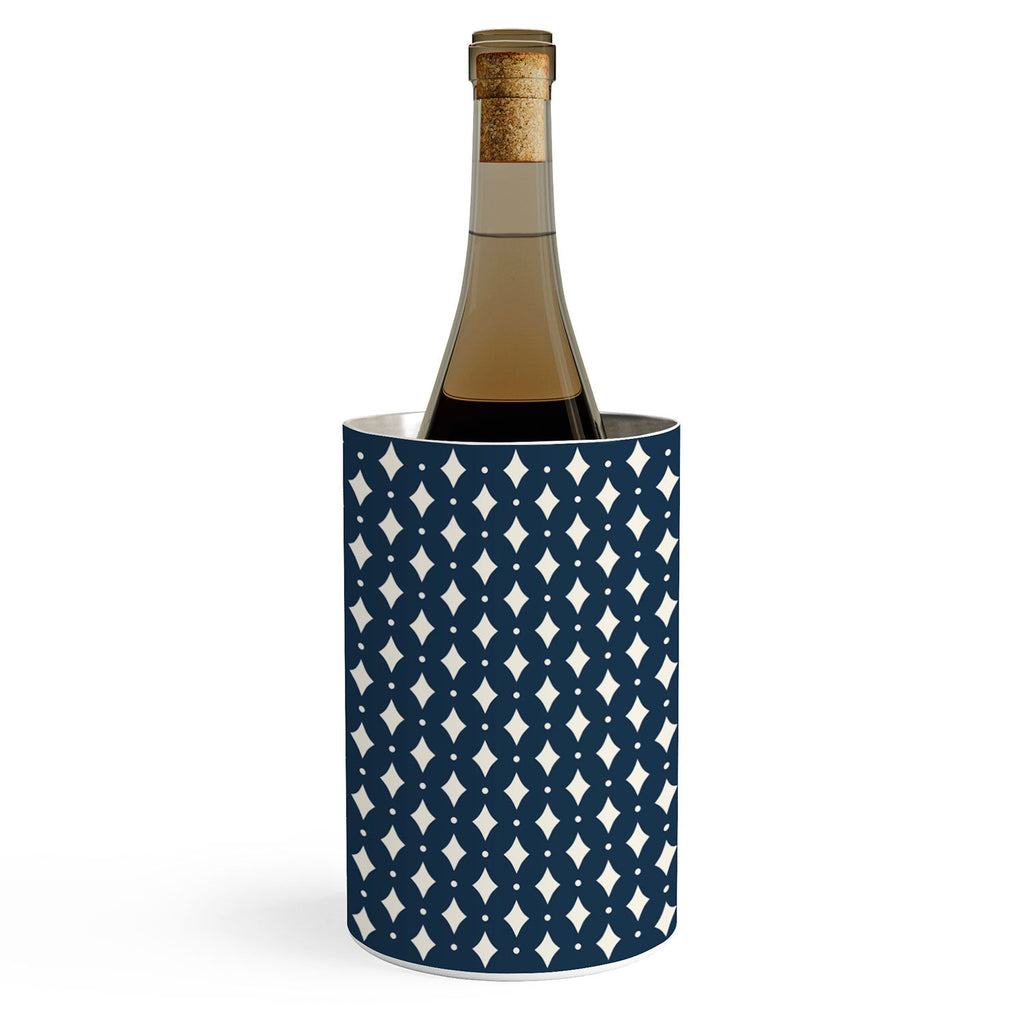 Colour Poems Vintage Jewels Navy Blue Wine Chiller