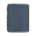 Colour Poems Vintage Jewels Navy Blue Throw Blanket