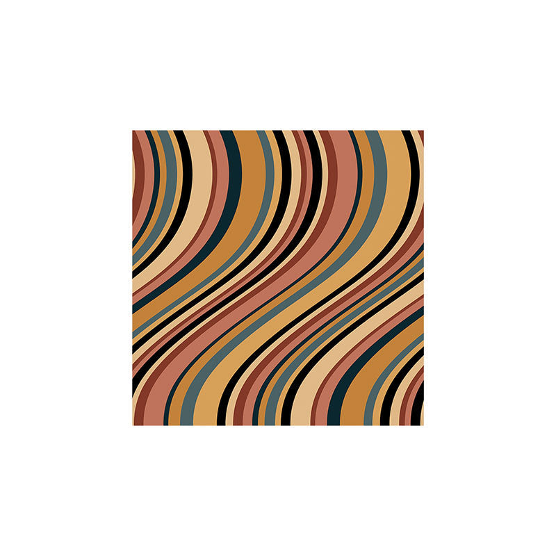 Colour Poems Wavy Retro Stripes I Art Print