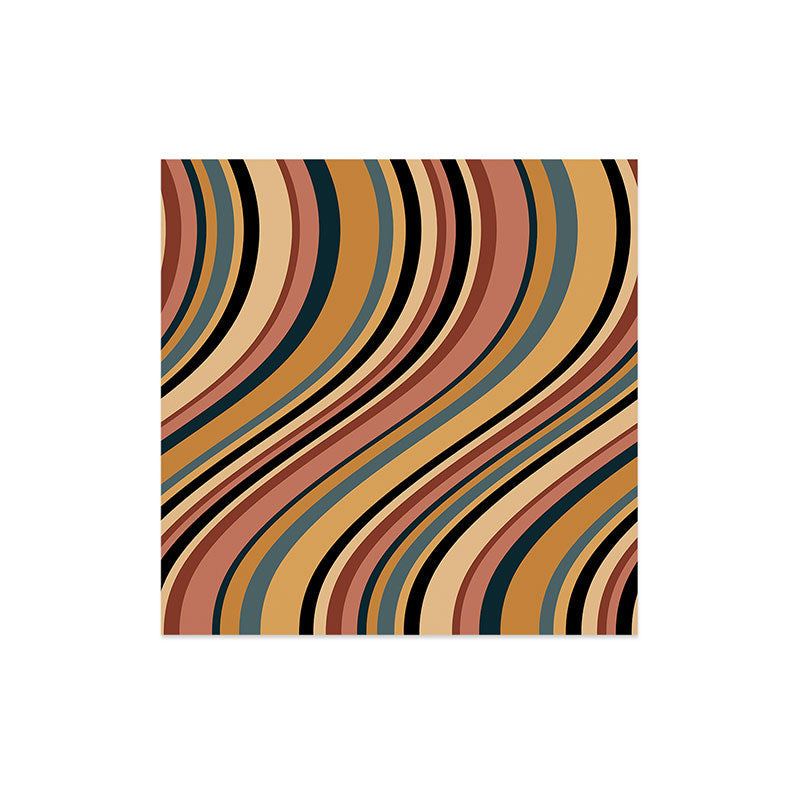Colour Poems Wavy Retro Stripes I Art Print
