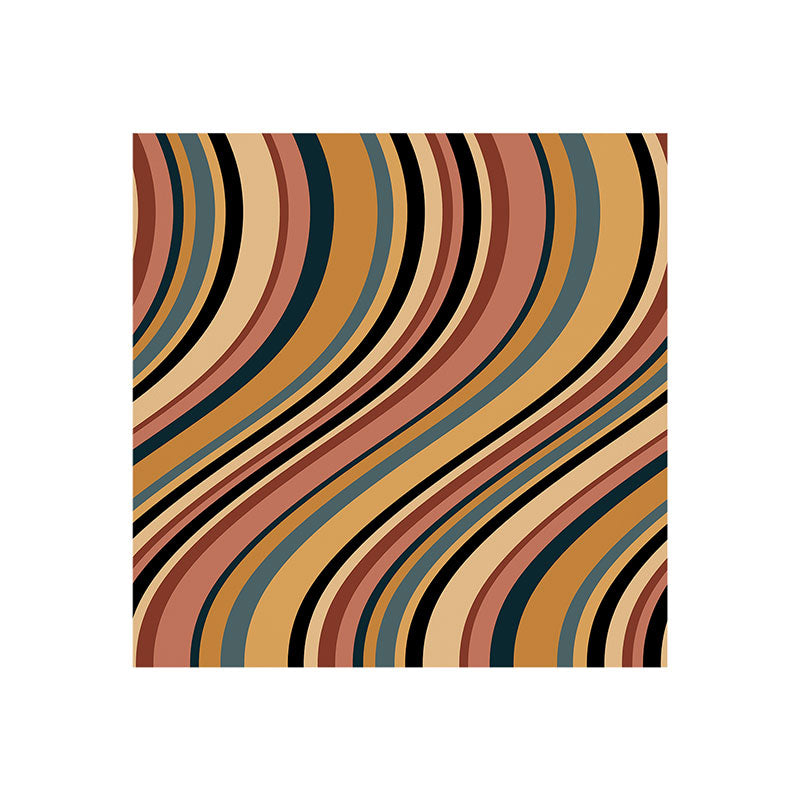 Colour Poems Wavy Retro Stripes I Art Print