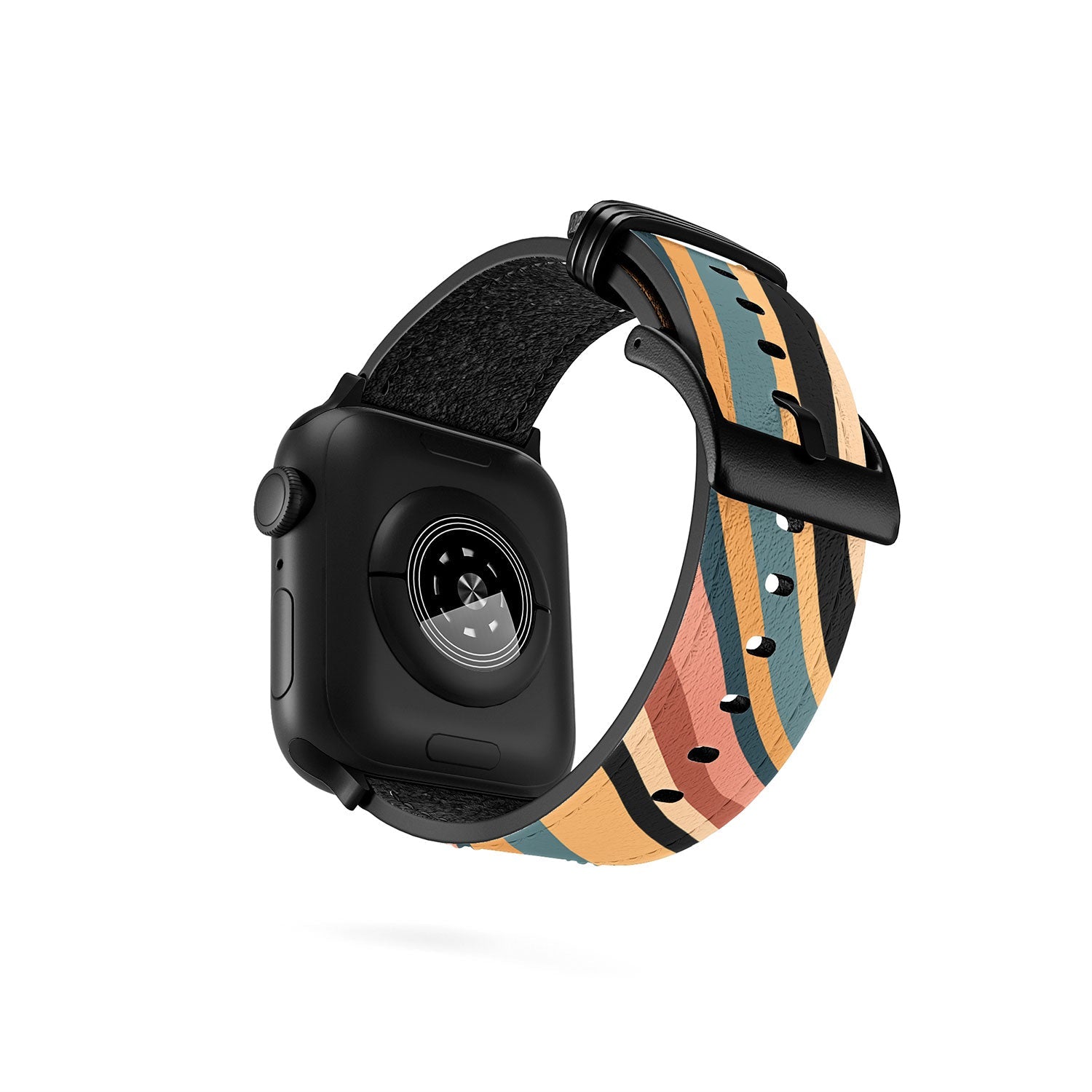 Colour Poems Wavy Retro Stripes I Apple Watch Band