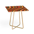 Colour Poems Wavy Retro Stripes I Side Table