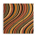 Colour Poems Wavy Retro Stripes I Wood Wall Mural