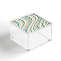 Colour Poems Wavy Retro Stripes II Acrylic Box